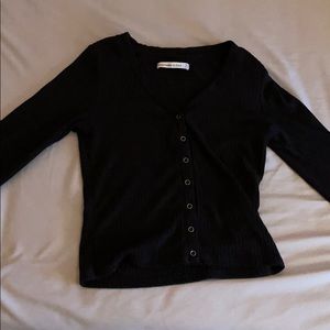 Long sleeve crop top